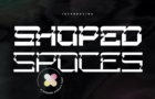 Shaped Spaces - Futuristic Font