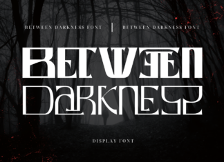 Between Darkness Font