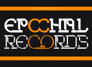 Epochal Records – Futuristic Font