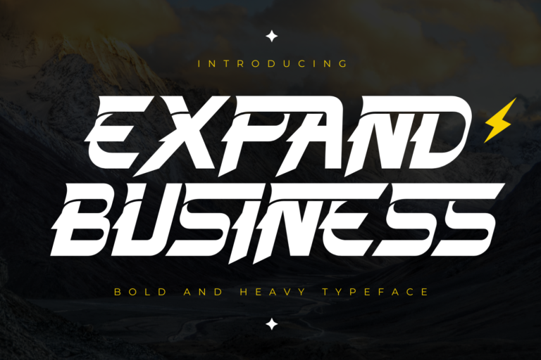 Expand Business - Display Font