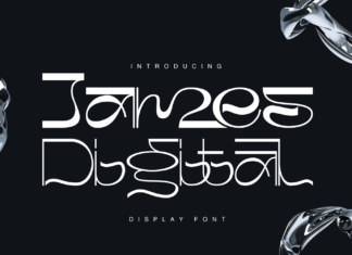 James Digital Font