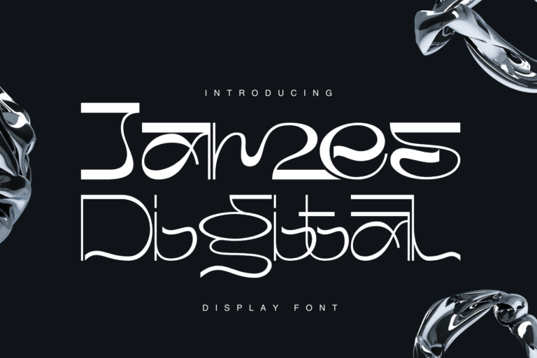 James Digital Font