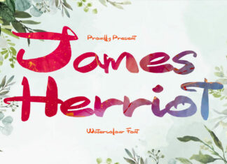 James Herriot Brush Font