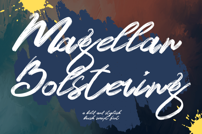 Magellan Bolstering Brush Font