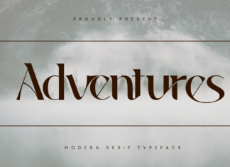 Adventures | Modern Elegant Font