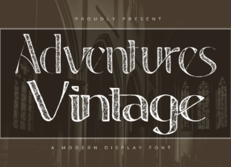 Adventures Vintage Font