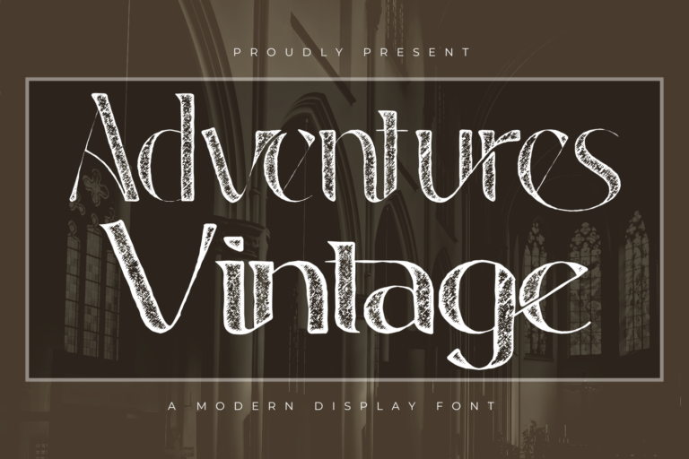 Adventures Vintage Font