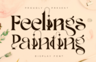 Feelings Painting | Ligature Serif Font