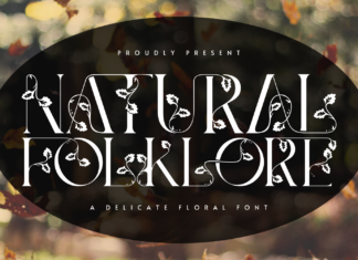 NATURAL FOLKLORE FONT