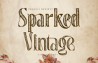 Sparked Vintage Font