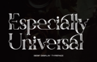 Especially Universal Font