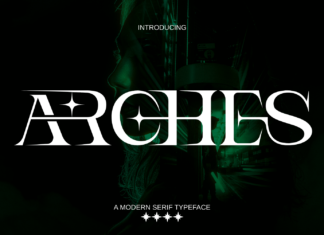 ARCHES – Futuristic Font