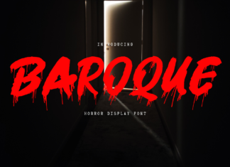 Baroque – Painting Font