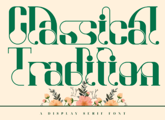 Classical Tradition – Geometric Font