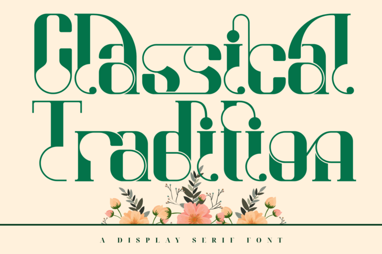 Classical Tradition - Geometric Font