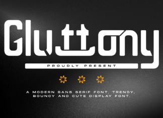 Gluttony Futuristic Font