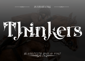 Thinkers – Ornamental Font