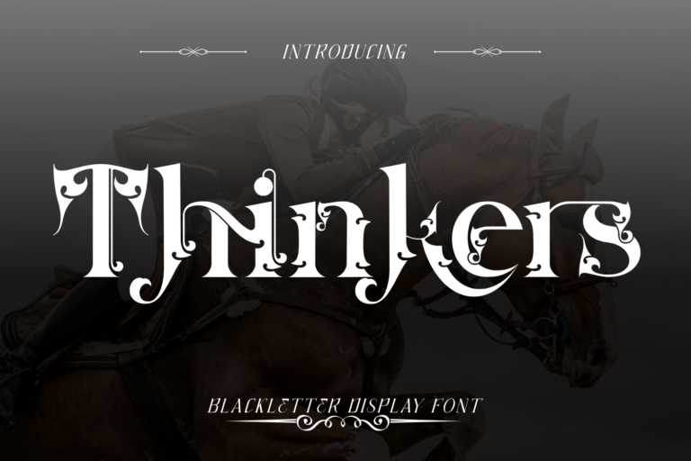 Thinkers - Ornamental Font