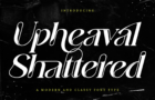 Upheaval Shattered - Unique Font