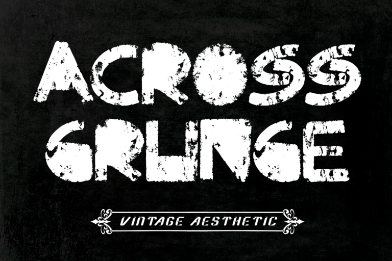 Across Grunge Font
