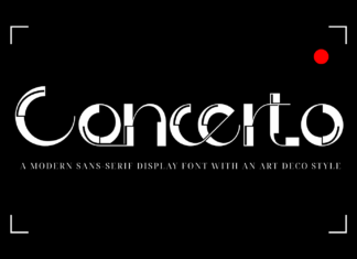 Concerto ArtDeco Font
