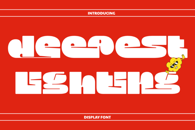 Deepest Lighting Font