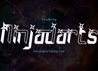 Ninjadarts – Shuriken Font