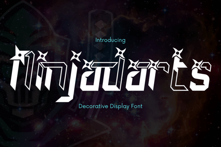 Ninjadarts - Shuriken Font