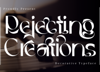 Rejecting Creations – Ligature Font
