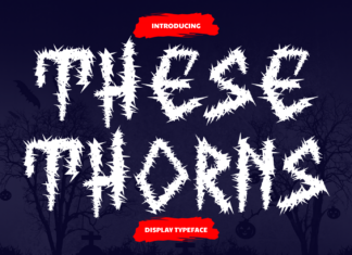 These Thorns – Horror Font