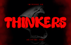 Thinkers Dripping Font