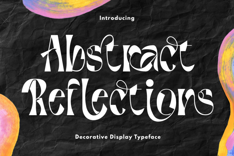 Abstract Reflections - Ligature Font