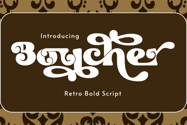 Boucher - Retro Ligature Font