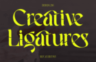 Creative Ligatures Font