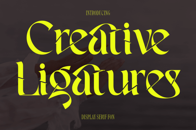 Creative Ligatures Font