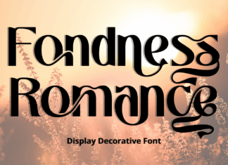 Fondness Romance Font