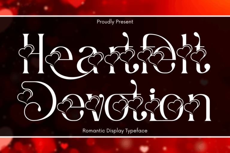 Heartfelt Devotion - Romantic Font