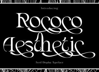 Rococo Aesthetic – Elegant Font