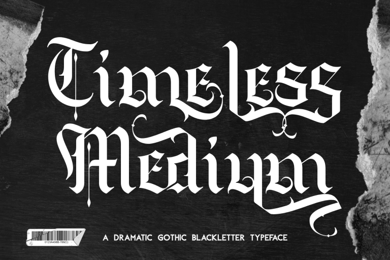 Timeless Medium - Blackletter Font