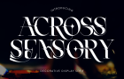 Across Sensory Modern Serif Font
