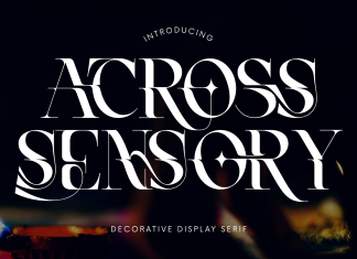 Across Sensory Modern Serif Font