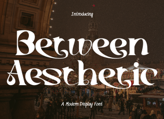 Between Aesthetic Font